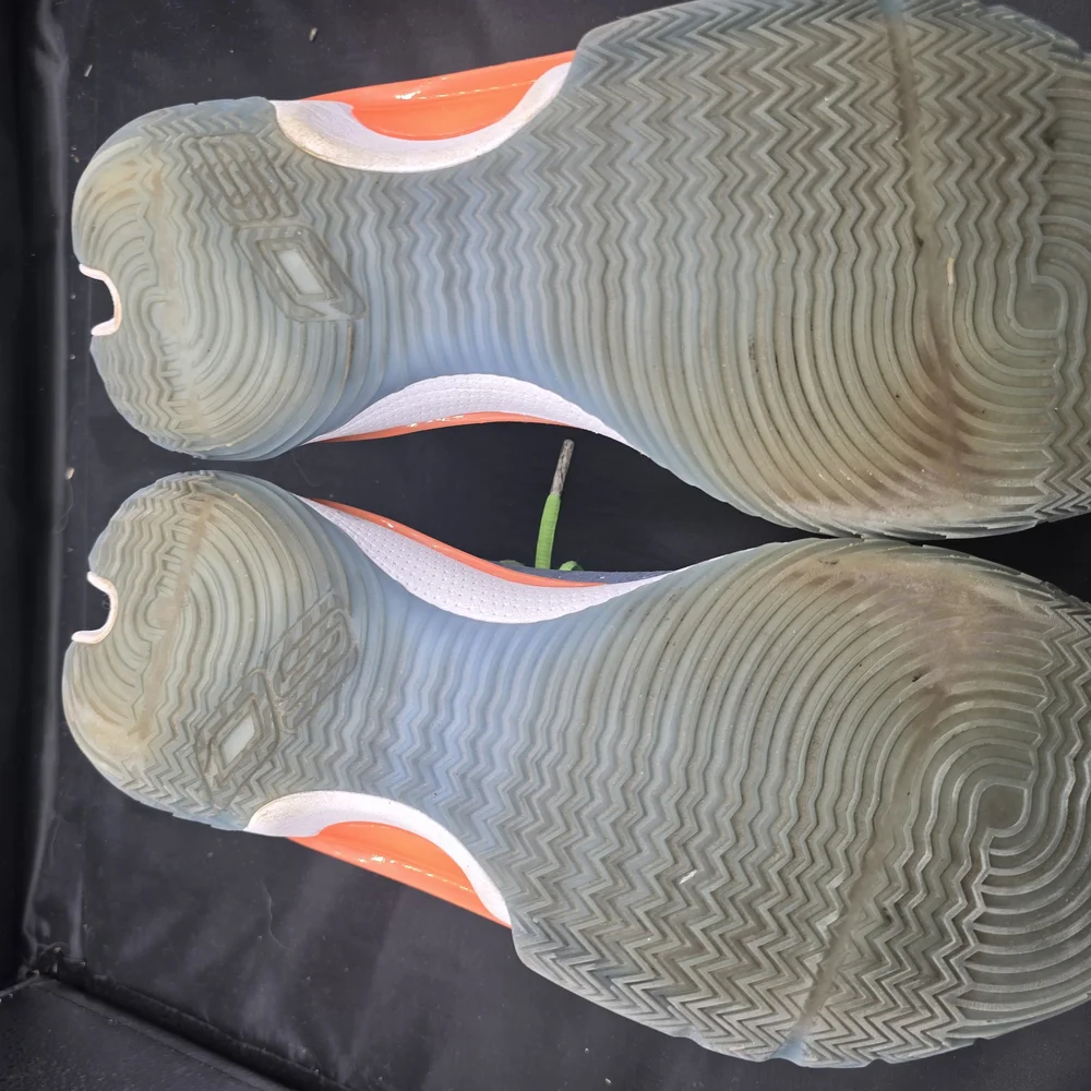 Under Armour Blue‎ and Orange Athletic Shoes Performance Design